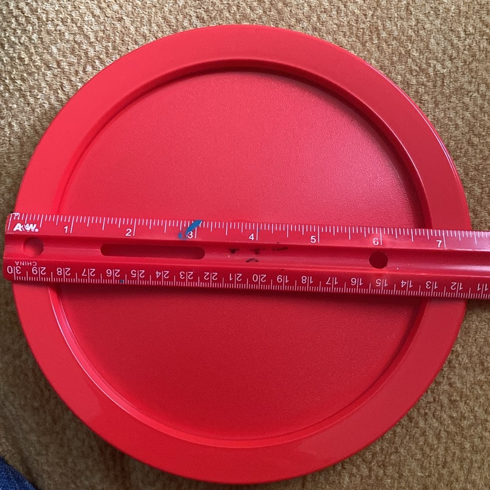 Tupperware Red and Yellow Disposable Tableware Set - Picture 2 of 4